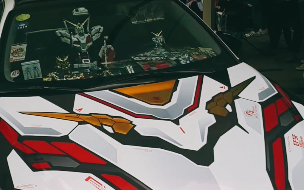 活动作品漫展vlog5痛车展劲到不行的高达痛车