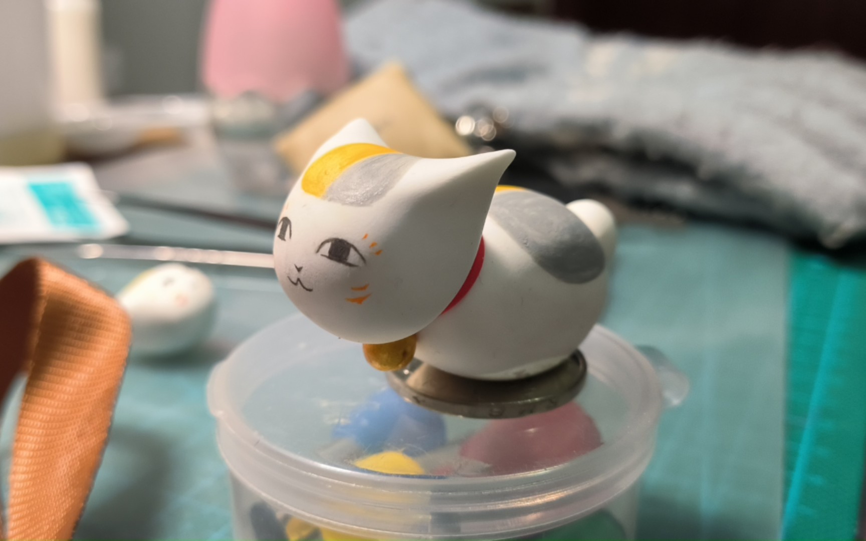 自制粘土猫咪老师