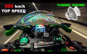 Download Video: 【第一视角】309KM/H公路绿巨人！川崎忍者ZX10R极限速度玩命狂飙 | SuperBike Racer