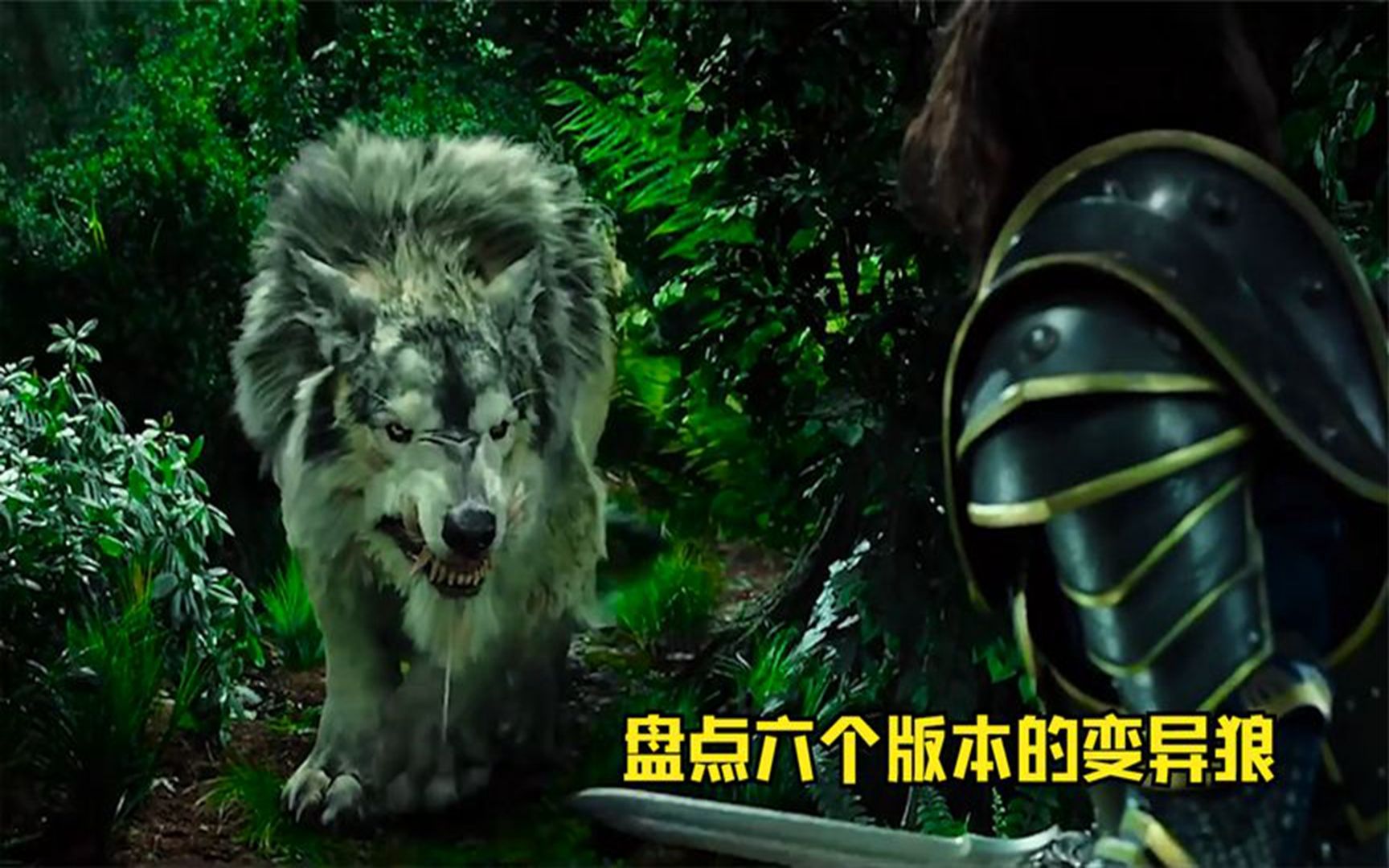 盘点六个版本的变异狼,你觉得哪个更厉害?巨型狼足足有9米长