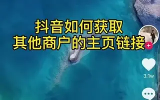 如何获取用户的抖音主页链接