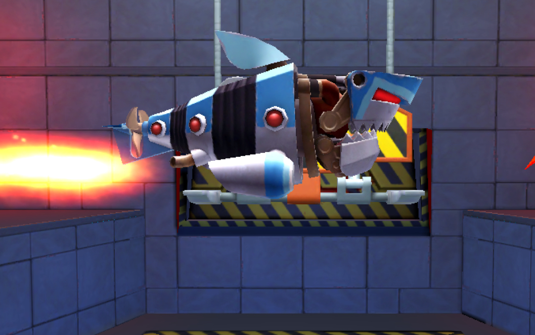 饥饿鲨新鲨鱼吐水雷机械鲨