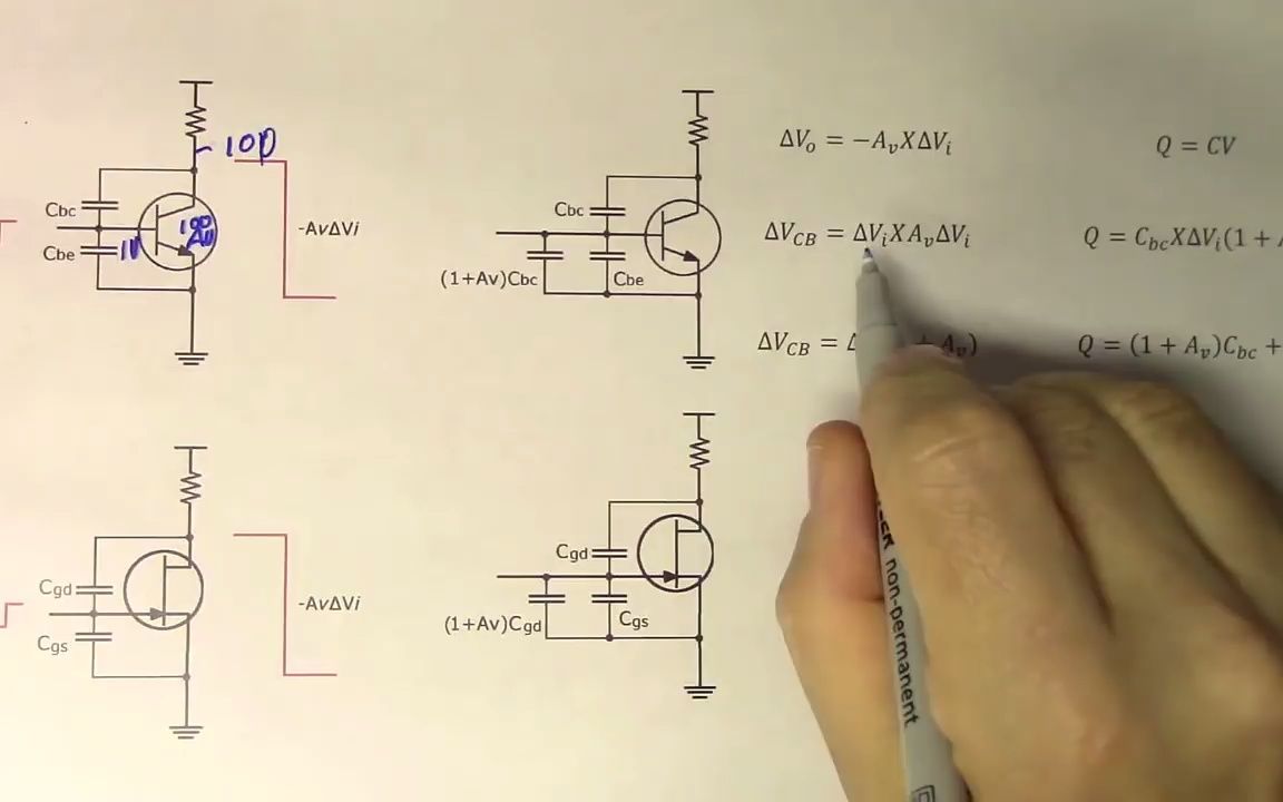 [图]共源共栅放大器和密勒效应//Cascode Amplifiers and the Miller Effect-The offset Volt