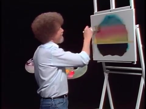 【Bob Ross】大神教你画美丽的海滩!放松+练听力+学画  Balmy Beach (S31 E10)哔哩哔哩bilibili