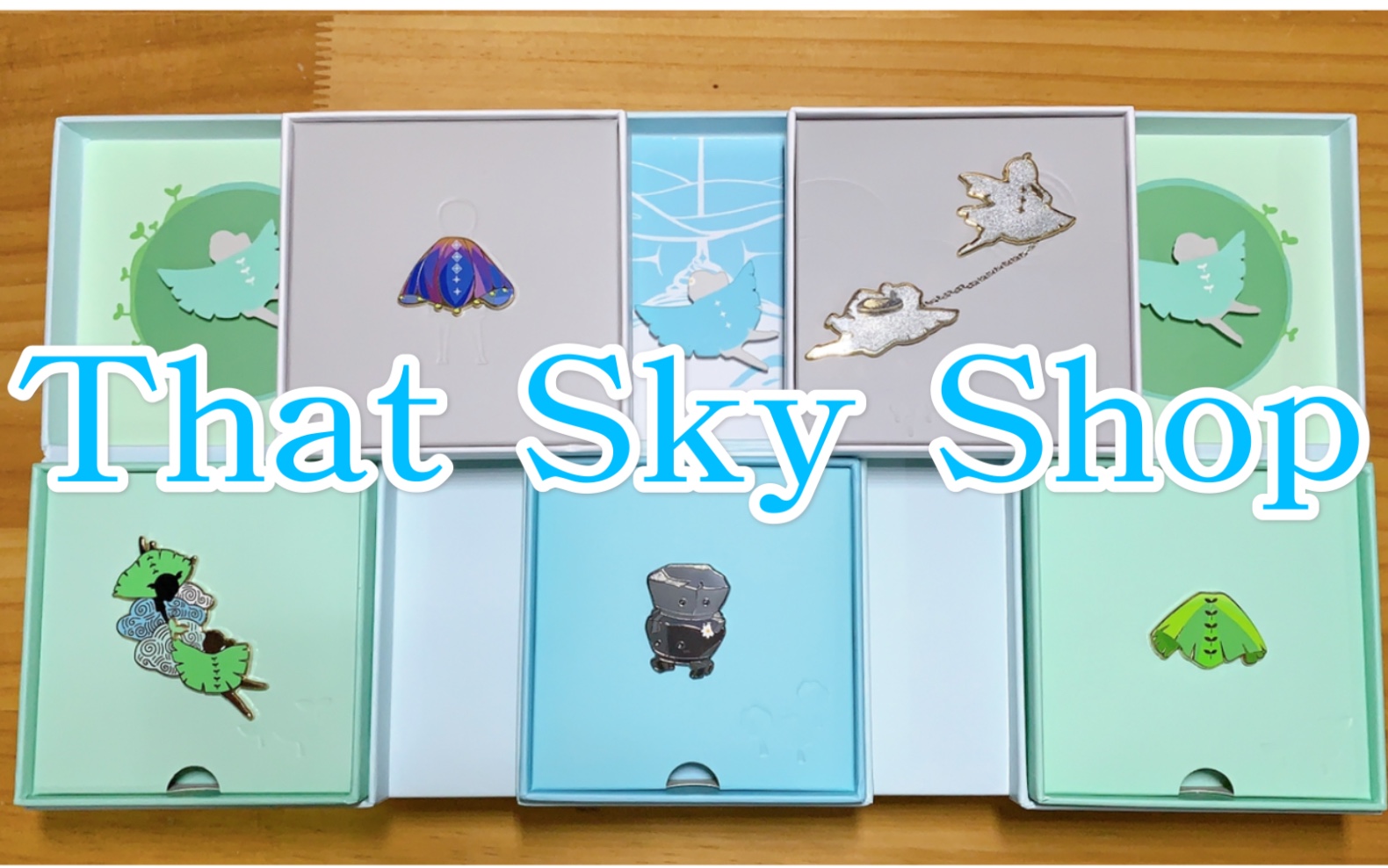 That Sky Shop徽章礼盒开箱(片尾有惊喜)哔哩哔哩bilibili