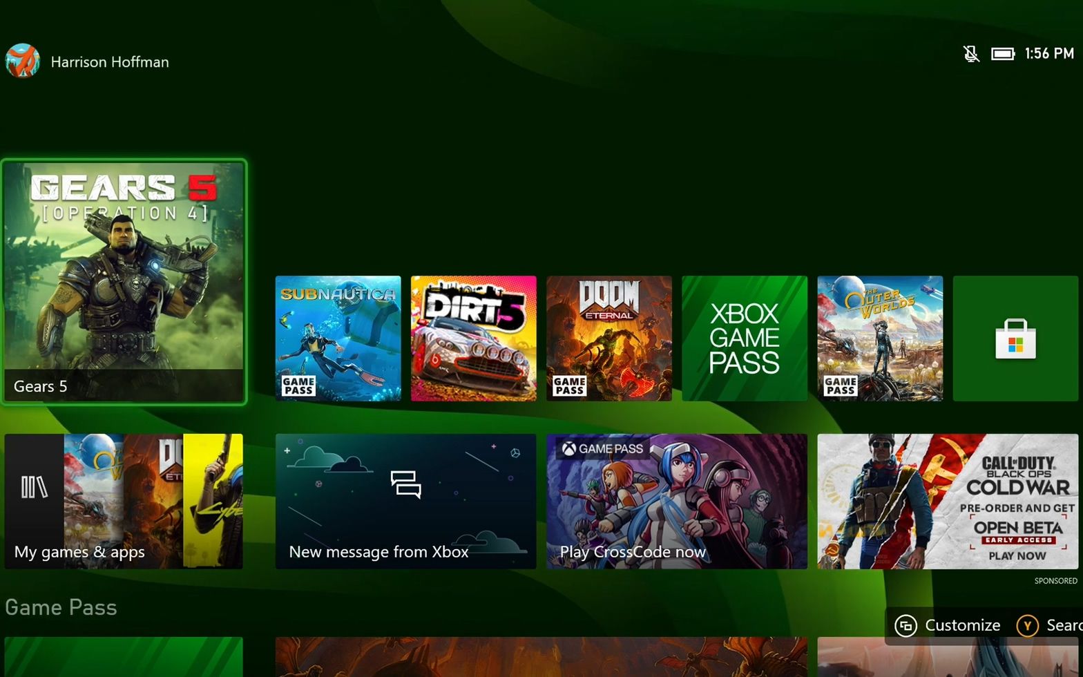 xboxseriessx系统界面官方演示