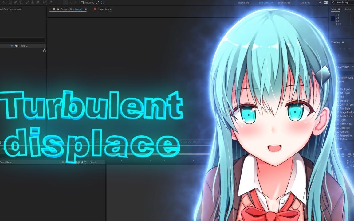 aeamv教程镜头紊乱效果