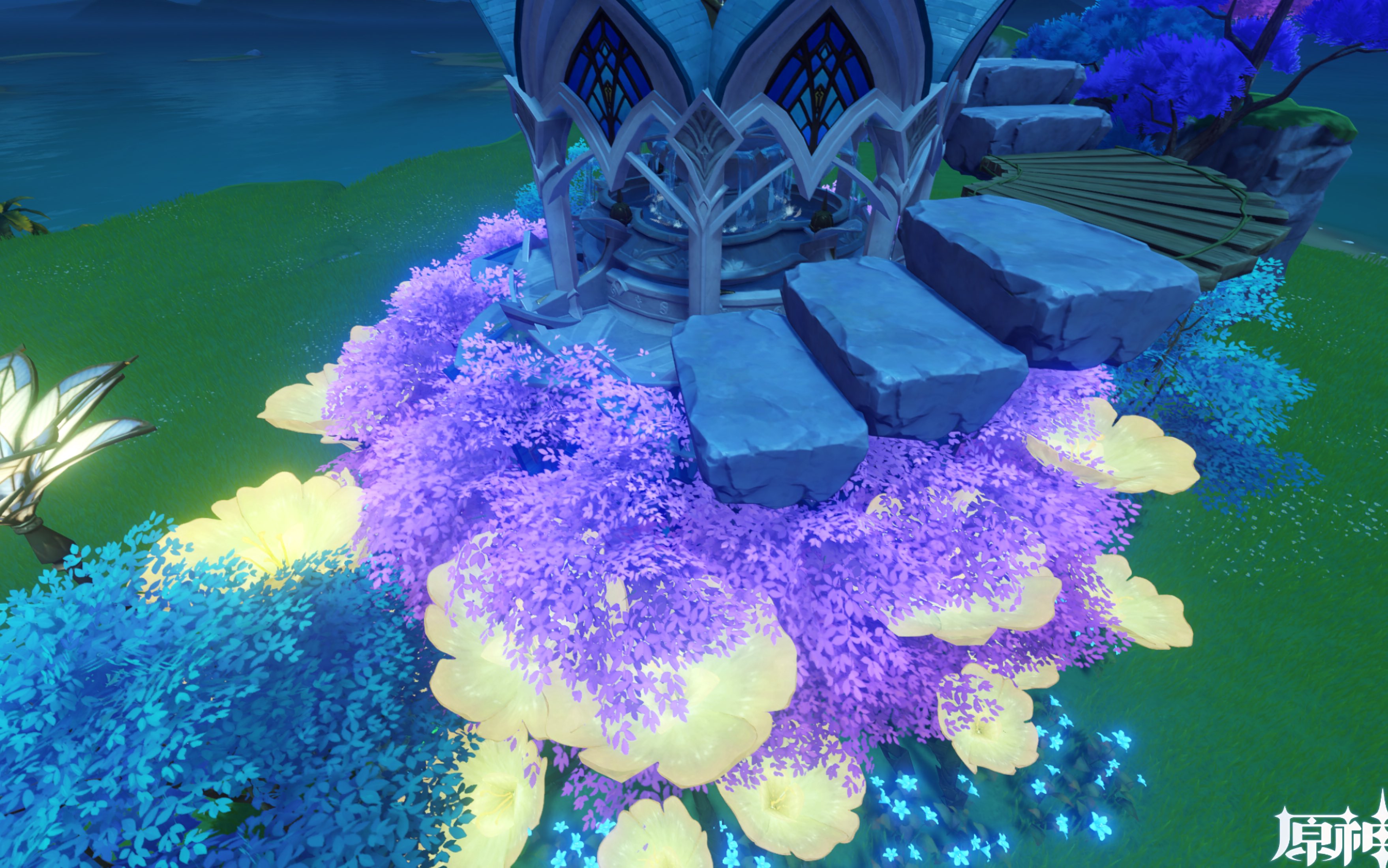 【原神/尘歌壶】喷泉花园