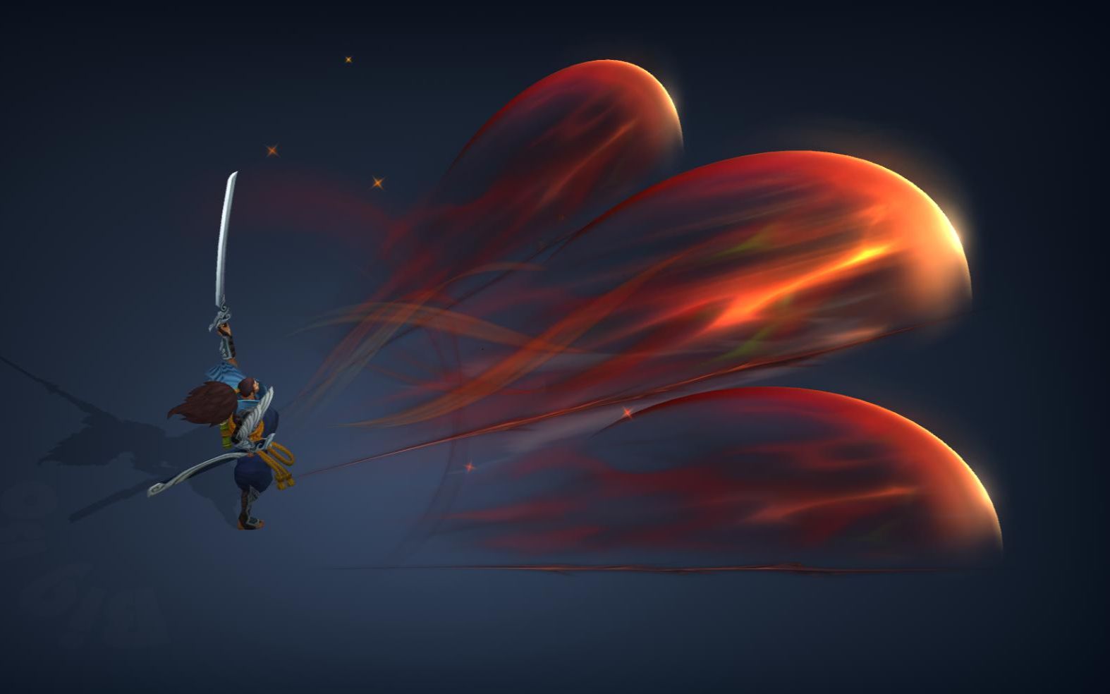 【游戏特效】亚索拿着大刀砍呀砍呀砍!