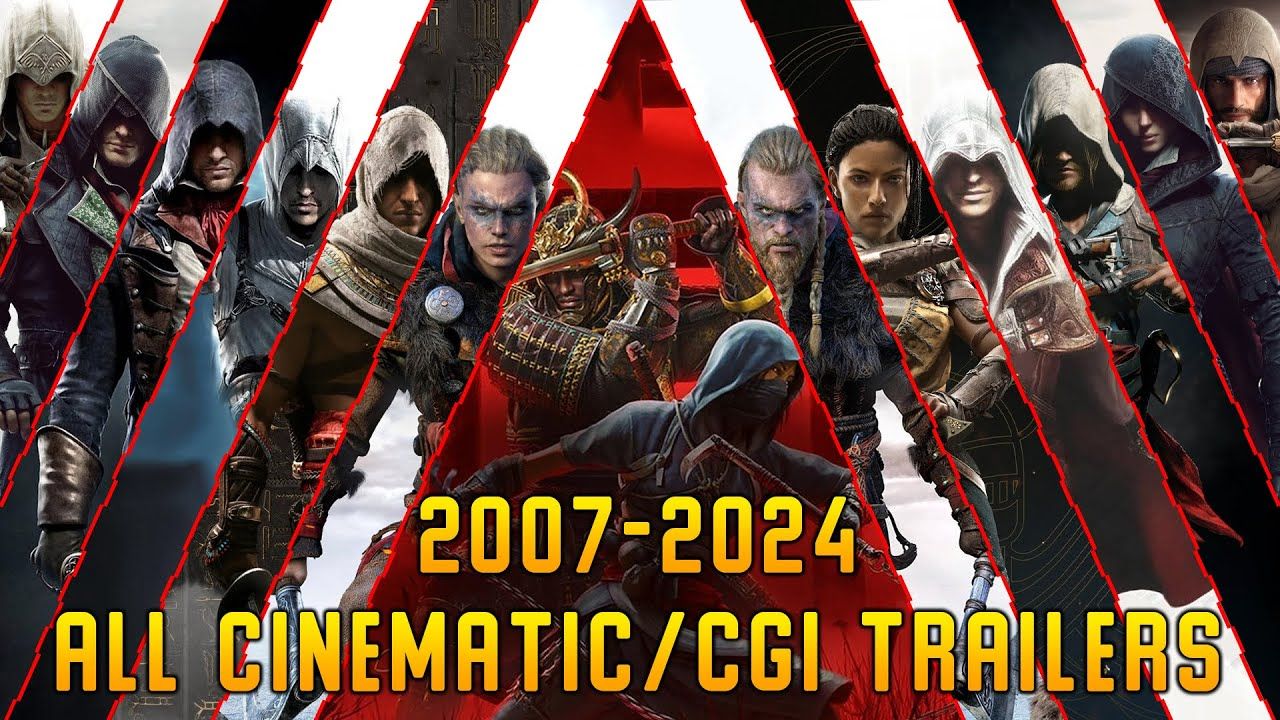 刺客信条系列 | 电影级cgi & 预告片(2007-2024)