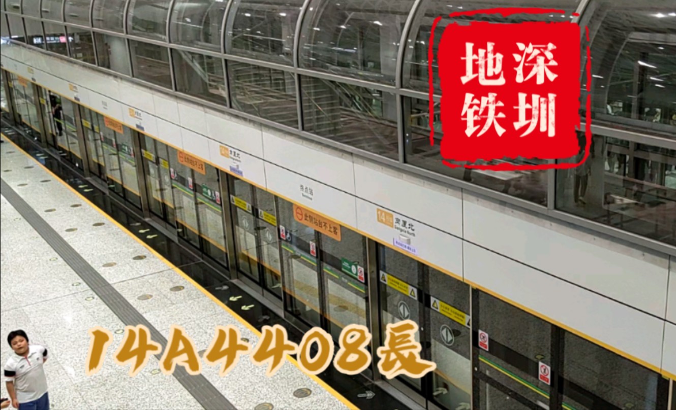 【深圳地铁】14号线长客车.岗厦北进出站