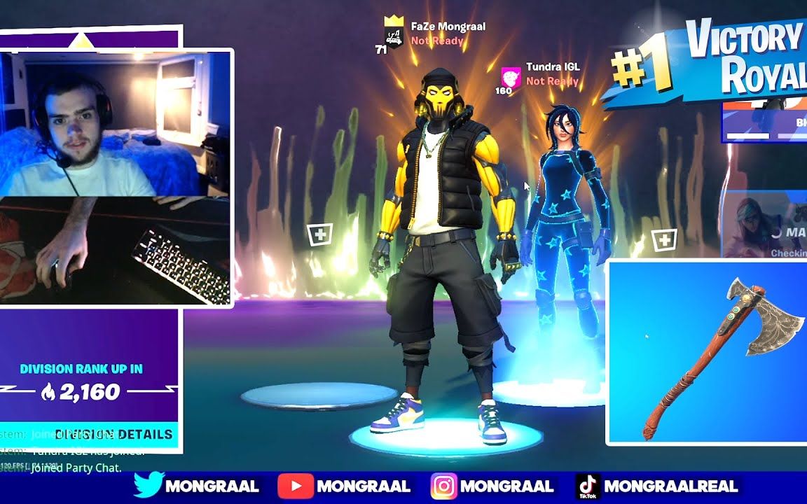 Mongraal & Veno 双排排位堡垒之夜