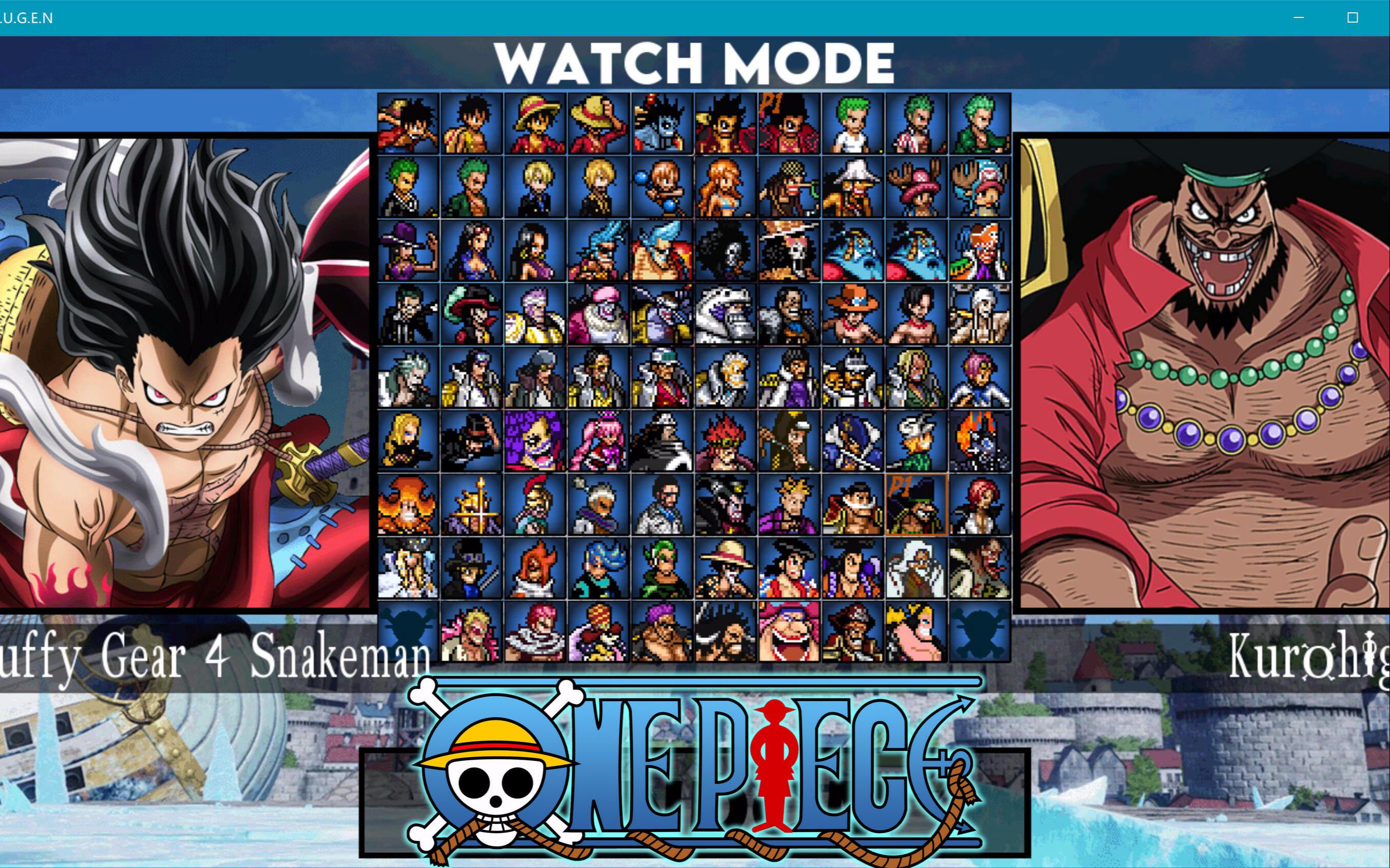 mugen最新版海贼王小人物整合v4版分享下载
