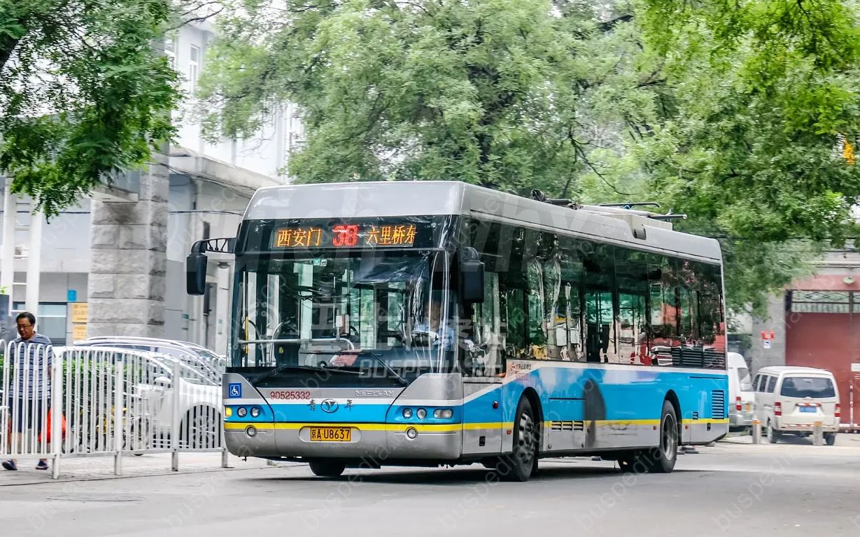 267‖北京公交38路电尼下行〖六里桥东公交场站-西安门〗(2023.05.03)