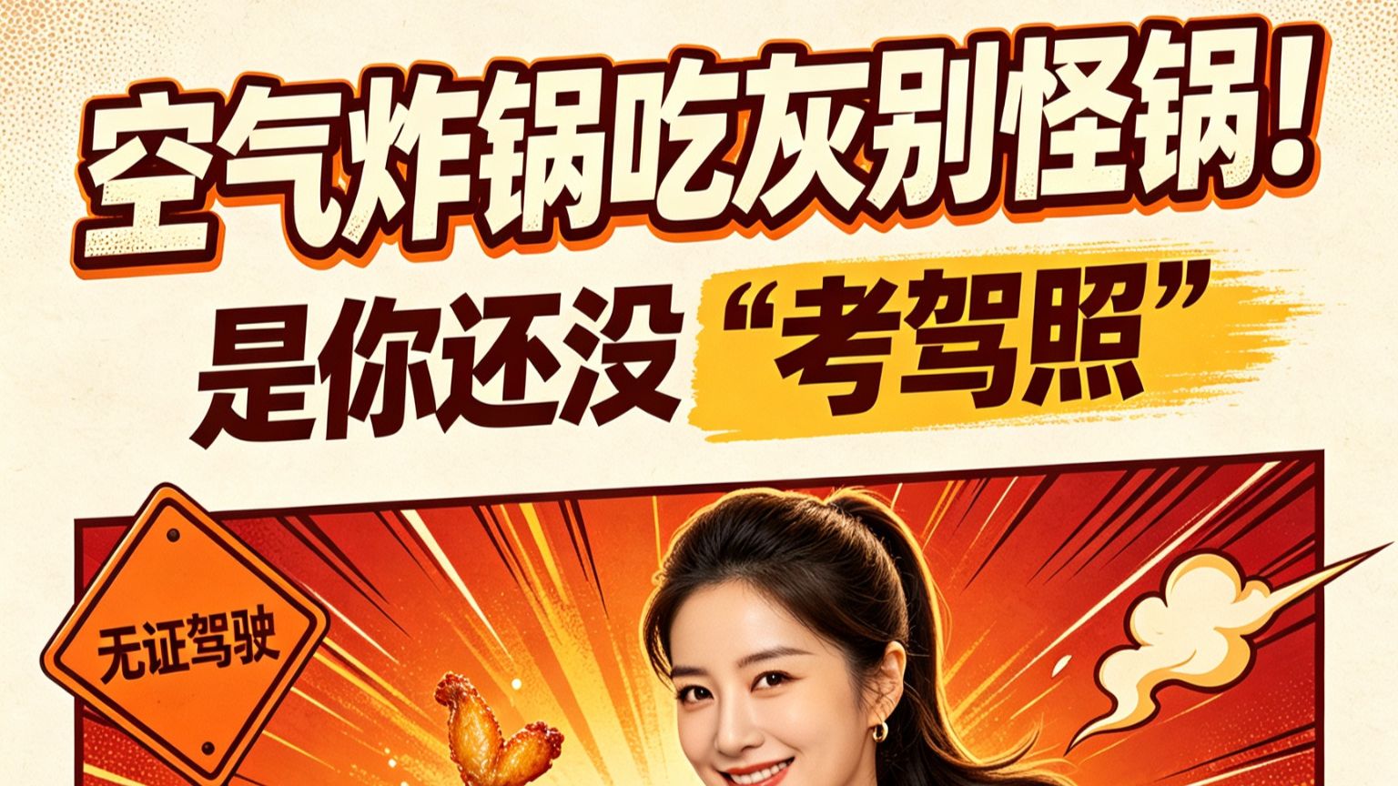 空气炸锅吃灰别怪锅！是你还没“考驾照”🚗