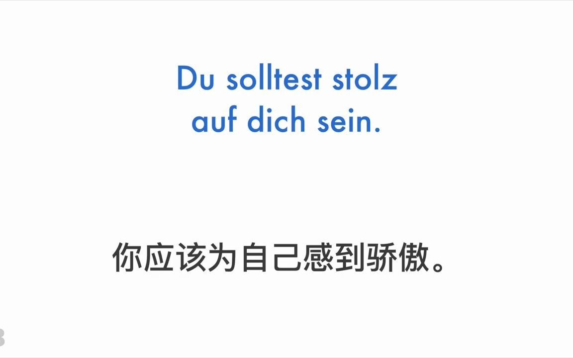 【中德双语字幕朗读】100个表示积极的句子 哔哩哔哩bilibili