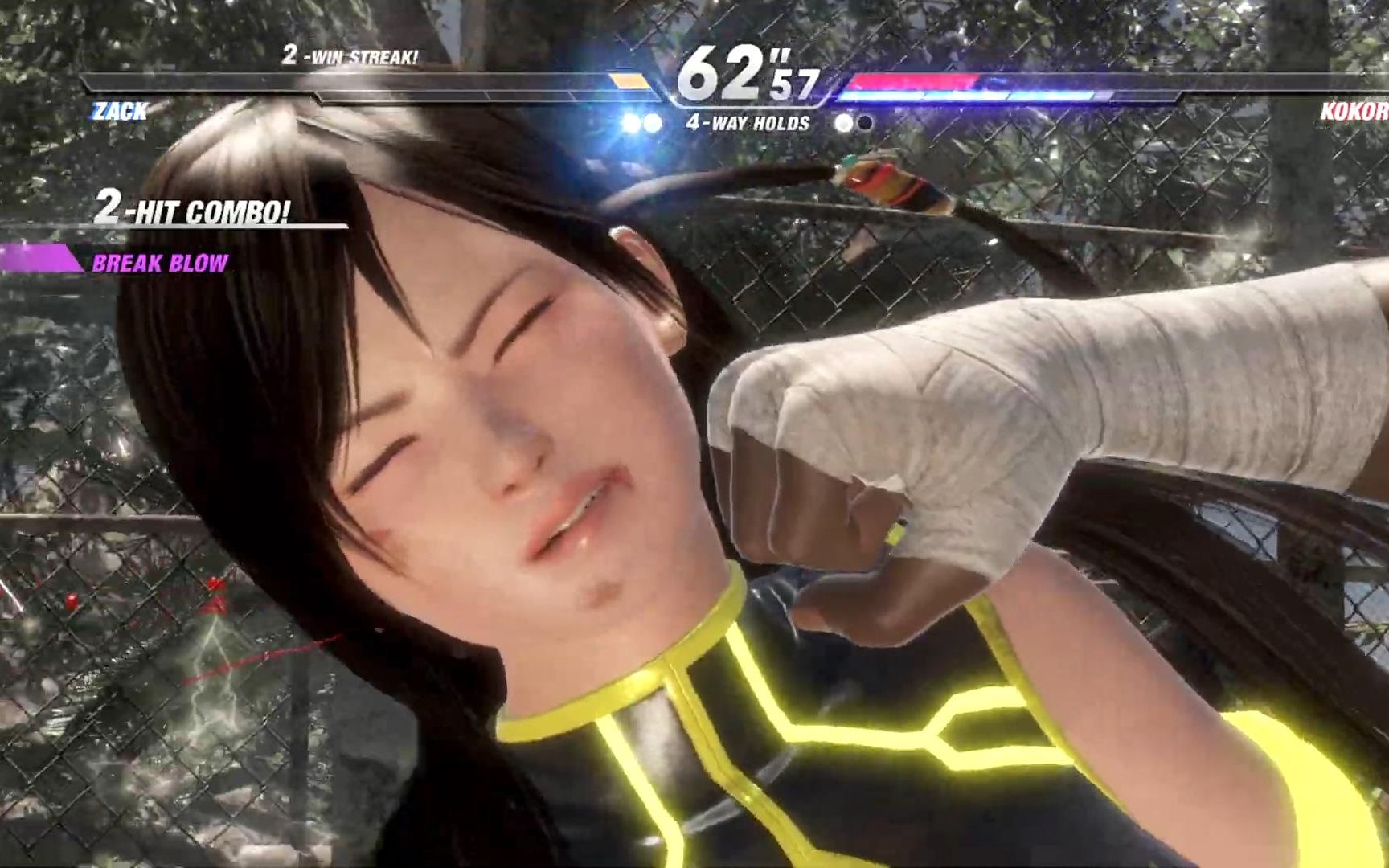 《死或生6》心妹大战黑叔叔【死或生6】nico vs 心