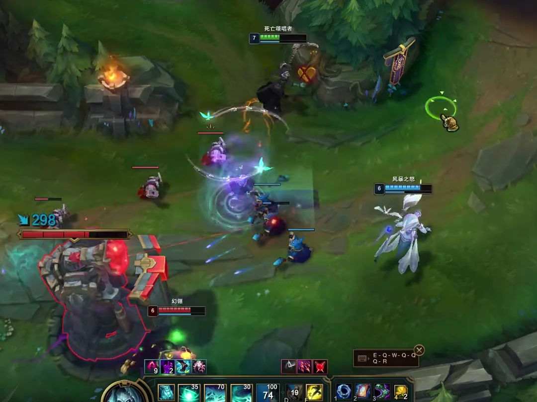 这就是adc的走a吗.好强. # 死歌