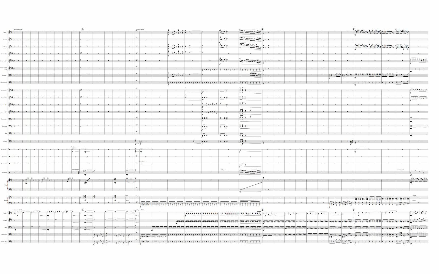 [图]【交响总谱】打谱 - 久石让- 我的邻居龙猫交响总谱 MY NEIGHBOR TOTORO for orchestra