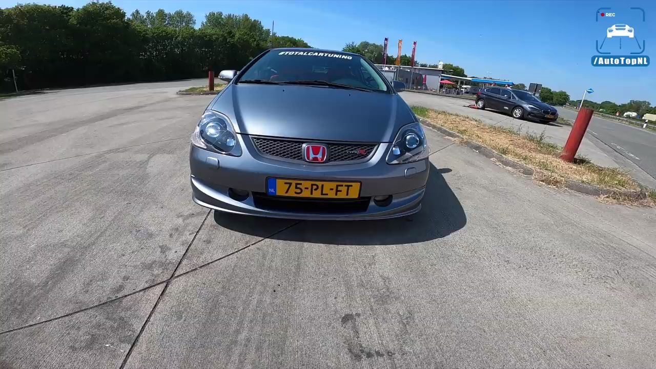 本田思域type r ep3 改装的vtec 260hp的速度体验(中文字幕)