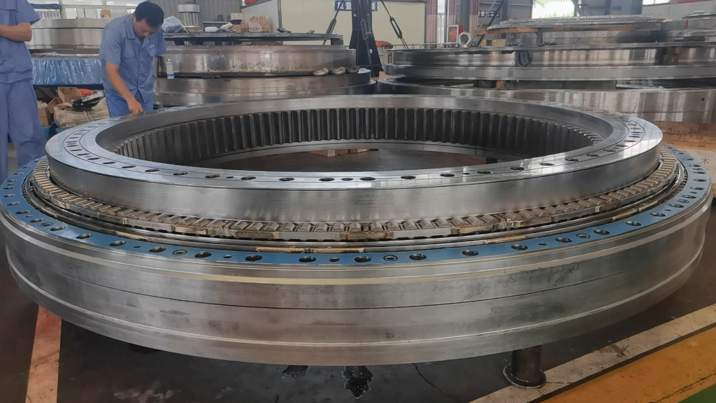 气势恢宏的盾构机轴承内部结构高清图.