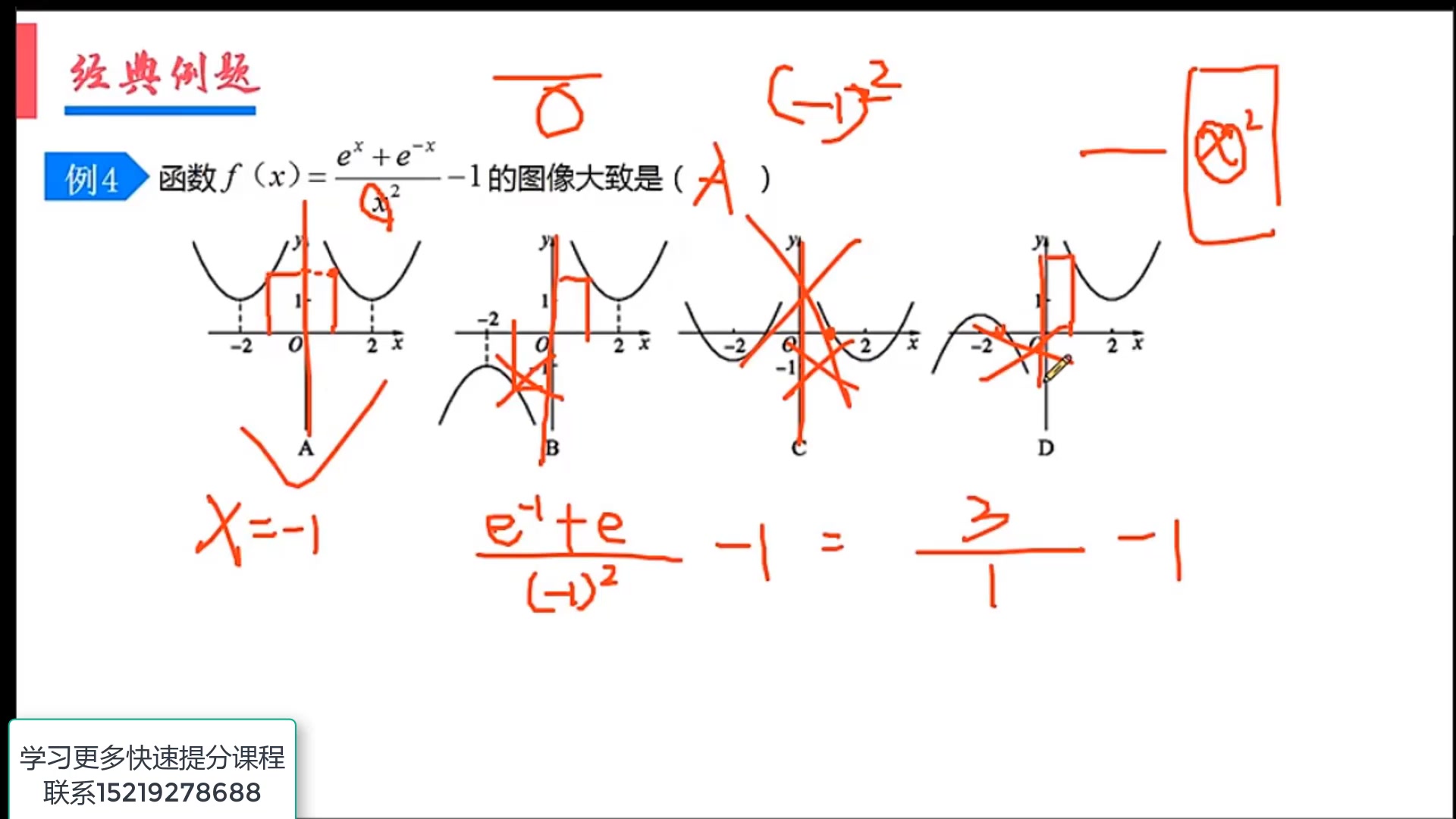 高考数学快速提分秘籍——函数ex的图像哔哩哔哩bilibili