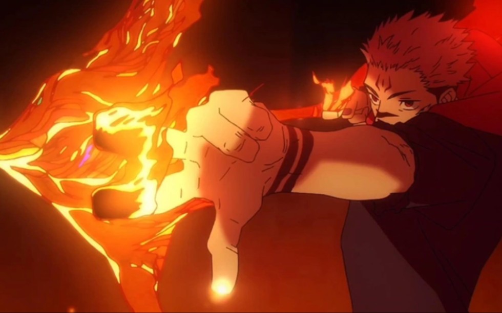 咒术回战涩谷事变篇 第16集《霹靈》先行图宿傩释放开与漏湖进行火力