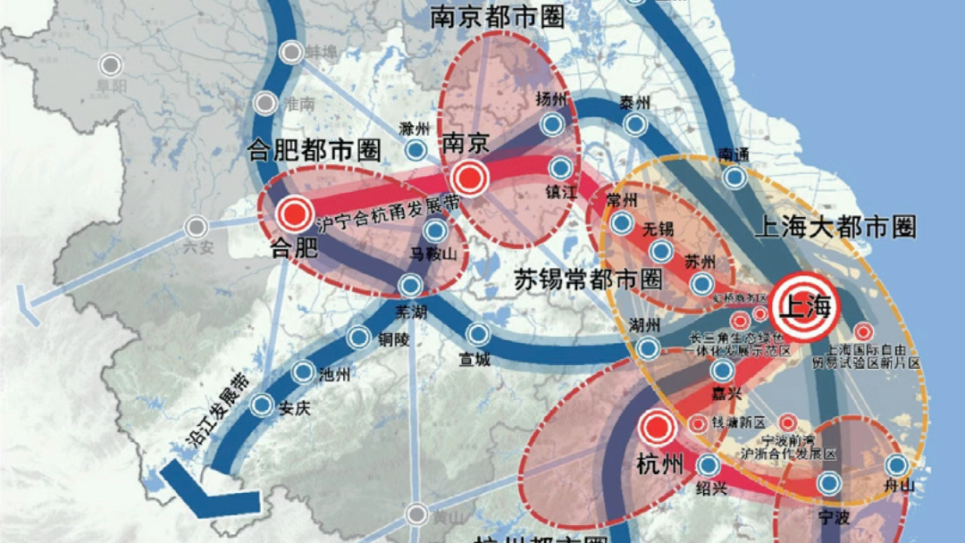 [图]上海市2035「长三角一体化」规划！欢迎私信学长加入讨论