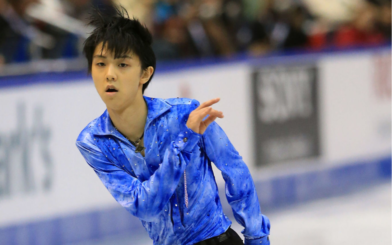 羽生结弦6年前第一次站上sc赛场的巴散1080p602013年花滑大奖赛加拿大