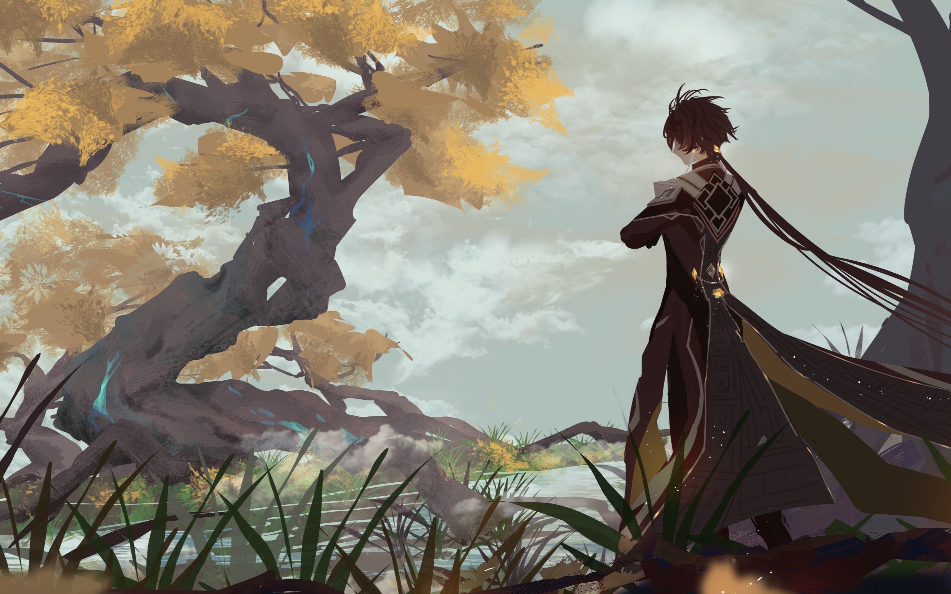 【音書 板绘】钟离·希望之花