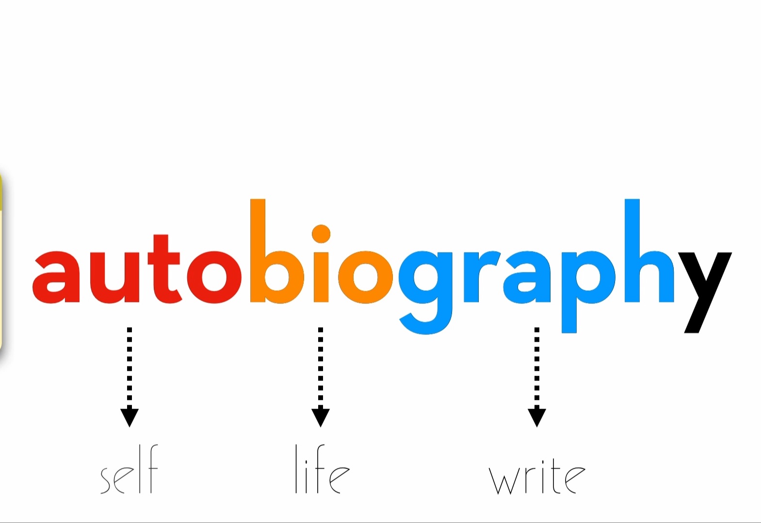 捡单词铁词专属福利5.autobiography哔哩哔哩bilibili