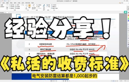 经验分享|私活的收费标准哔哩哔哩bilibili