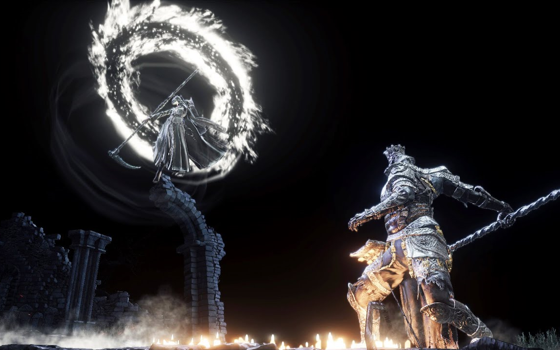 黑魂擂台英雄古达vs黑焰形态芙莉德修女