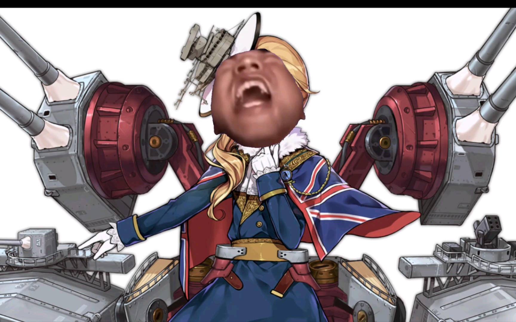 1941年因被俾斯麦殉爆而崩溃呐喊的胡德