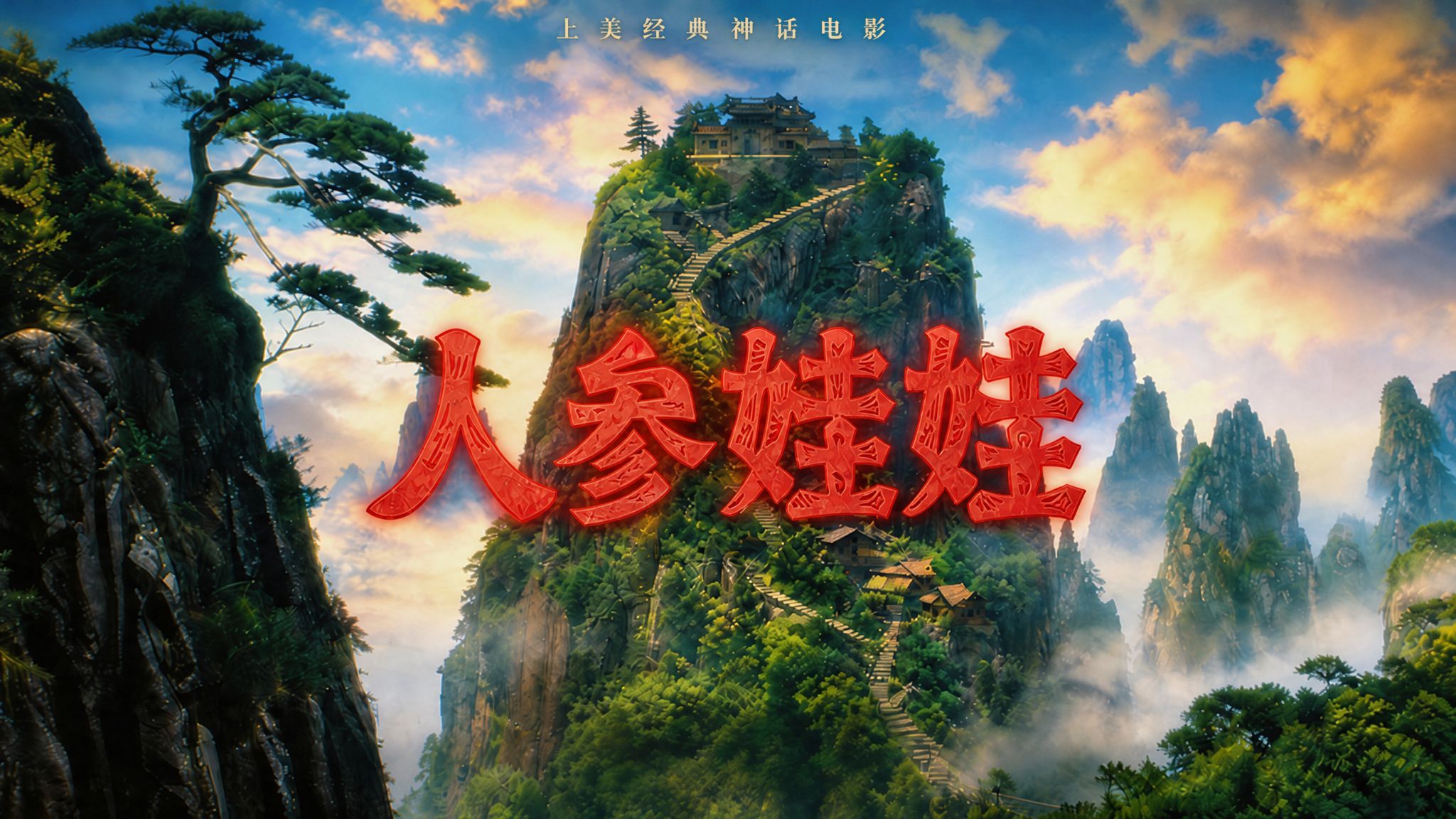 不计成本，个人自制一部电影！还原上美经典奇幻片《人参娃娃》真人版：向老一辈艺术家致敬！现在才看懂深刻的寓意！【成本太高，快做不动了！望大家点赞赐点力量吧！】