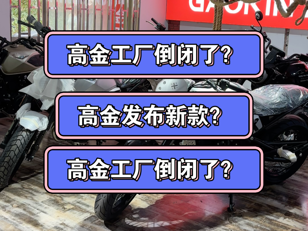 高金工厂要倒闭了?高金即将发布新车?哔哩哔哩bilibili