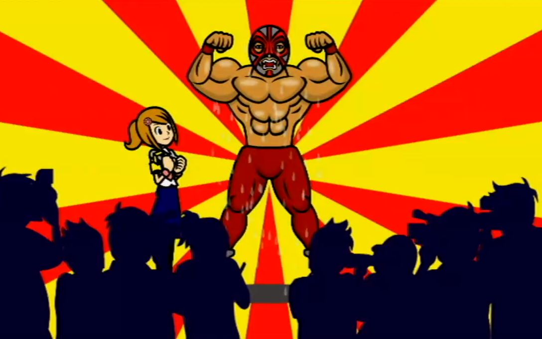 wii节奏天国采访摔跤手part万恶之源