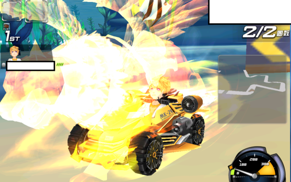 【qq飞车】首发全屏特效s—金焰战神