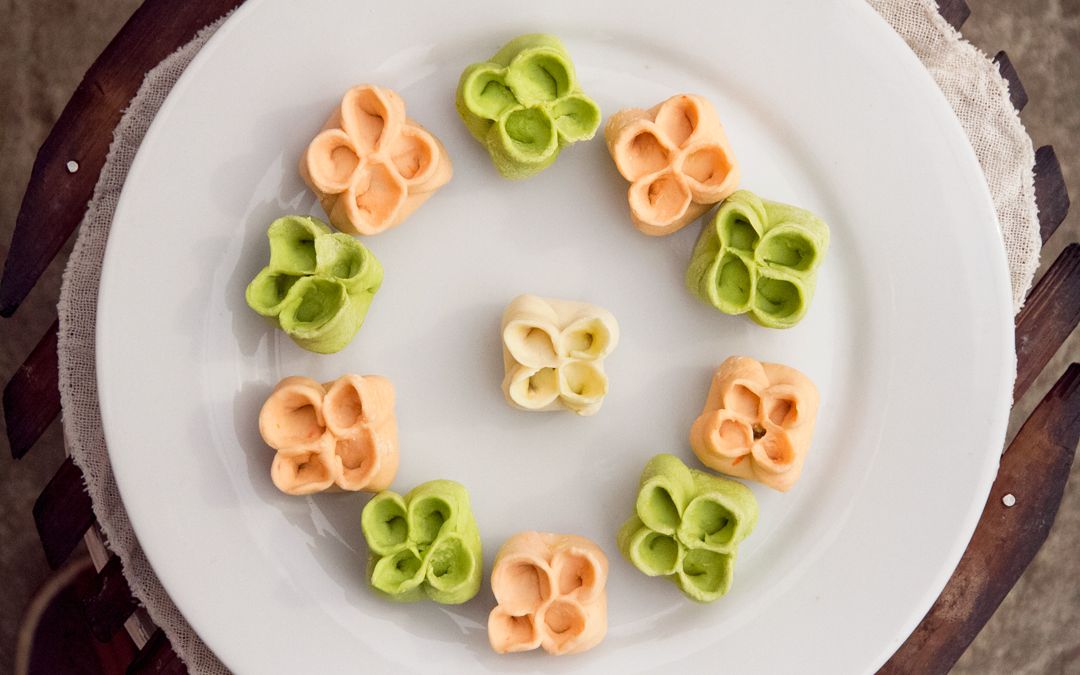 【花朵饺子】这样包饺子还是第一次见