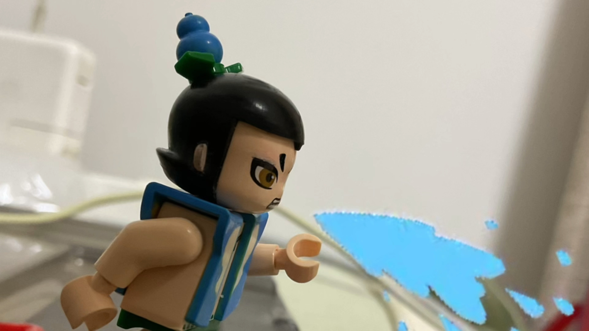 用乐高还原葫芦小金刚片段 五娃登场