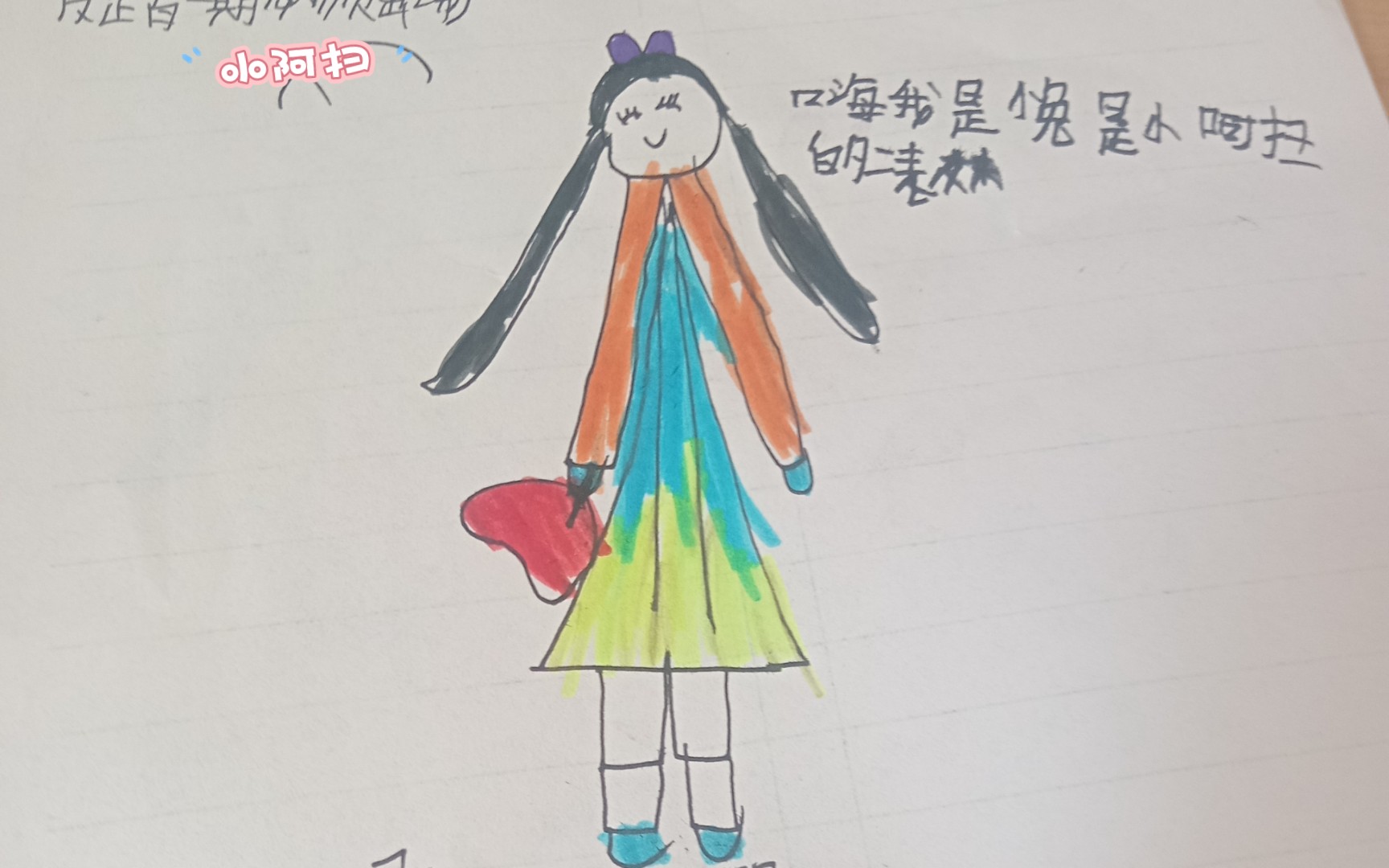 学校摸鱼画的 小扫是我的弟弟 小兔是我的表妹哔哩哔哩bilibili