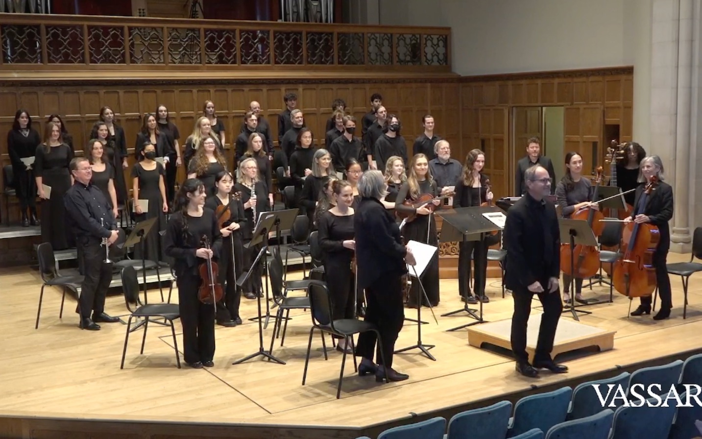 [图]期末演出：亨德尔《弥赛亚》Henry Purcell《Come ye sons of art》by Vassar College Chamber Singers