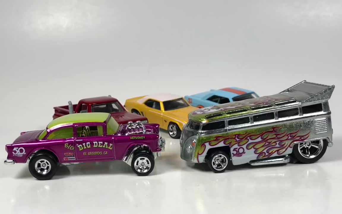 【风火轮hotwheels】 50周年 最爱 系列.后5辆国外把玩展示