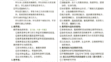 小学科目二教育教学知识与能力材料题必背考点哔哩哔哩bilibili