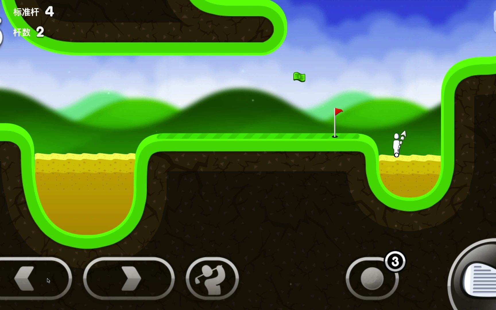 超级火柴人高尔夫 super stickman golf 3 苹果 mac电脑游戏 原生中文