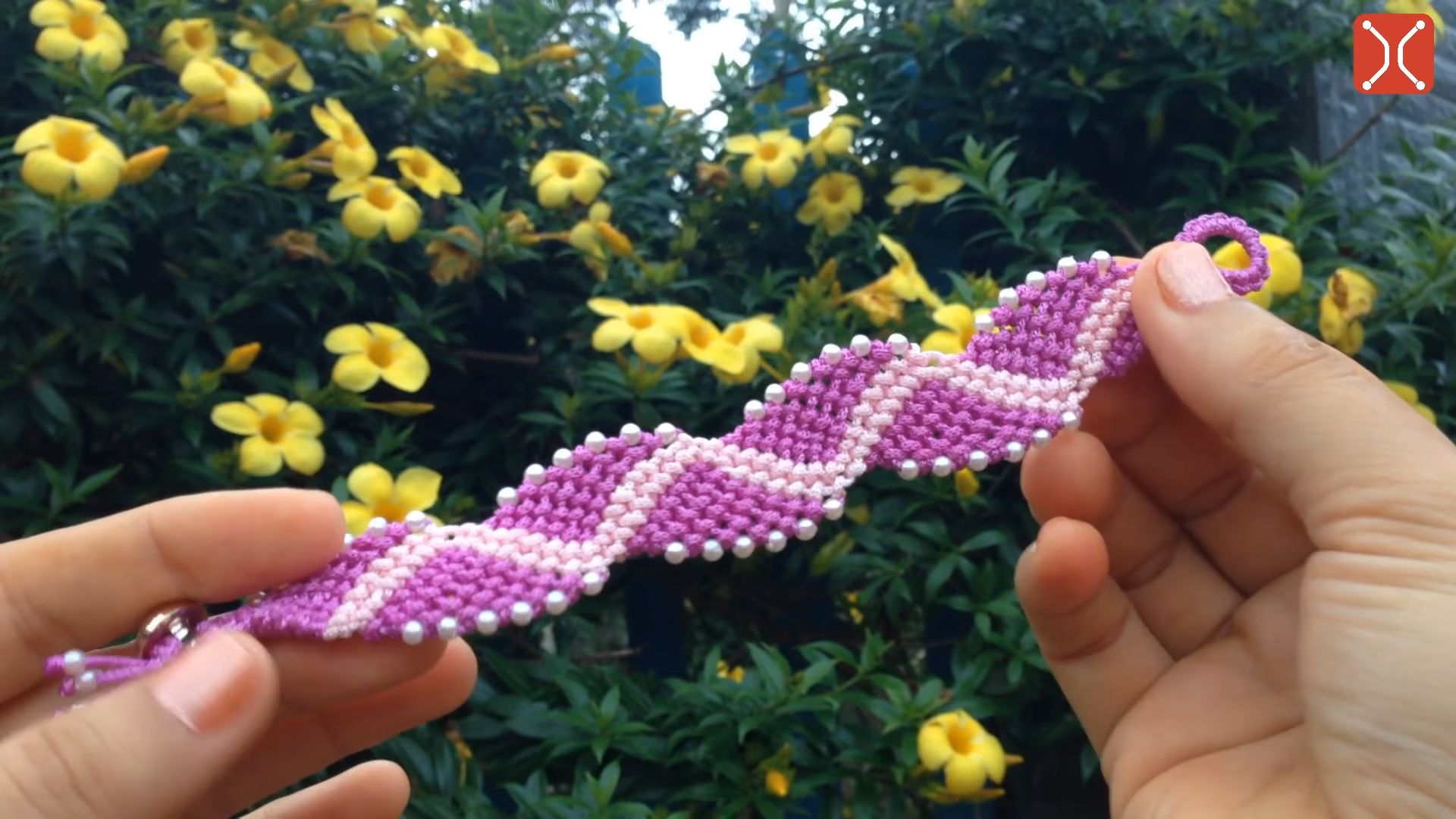【macrame tita】羽毛手链绳编编制教程macrame bracelet tutorial