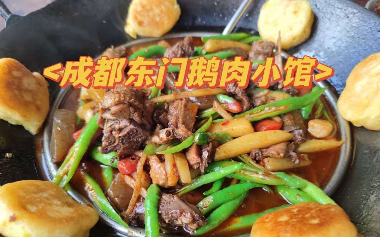 【吃货雨干饭日记】★★★☆成都东门鹅肉小馆子,性价比不错哔哩哔哩bilibili