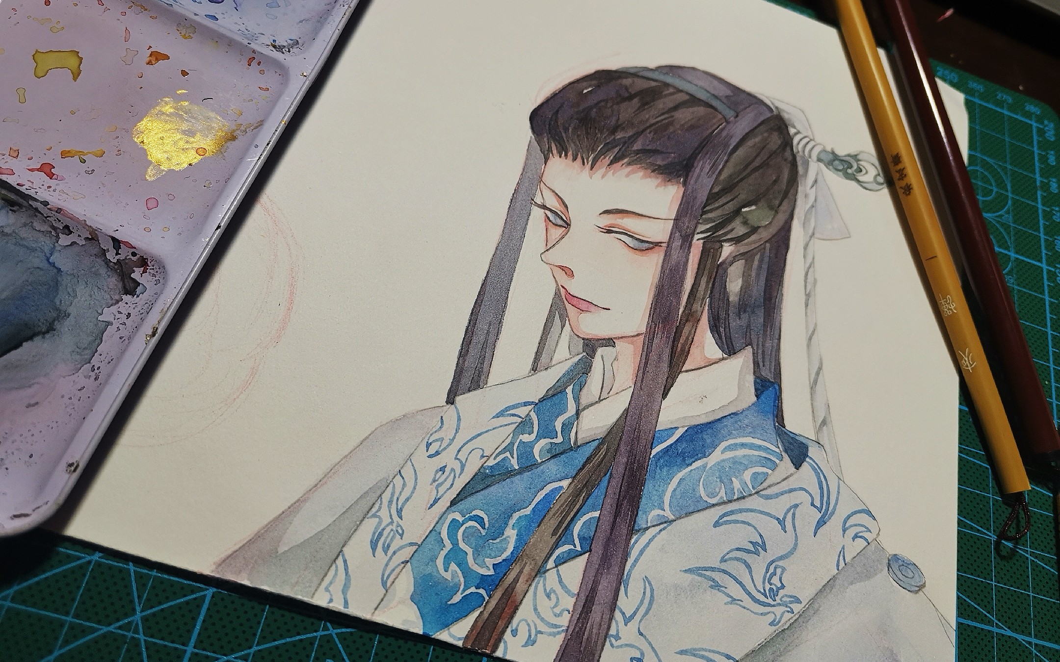 画一只美人莫召奴