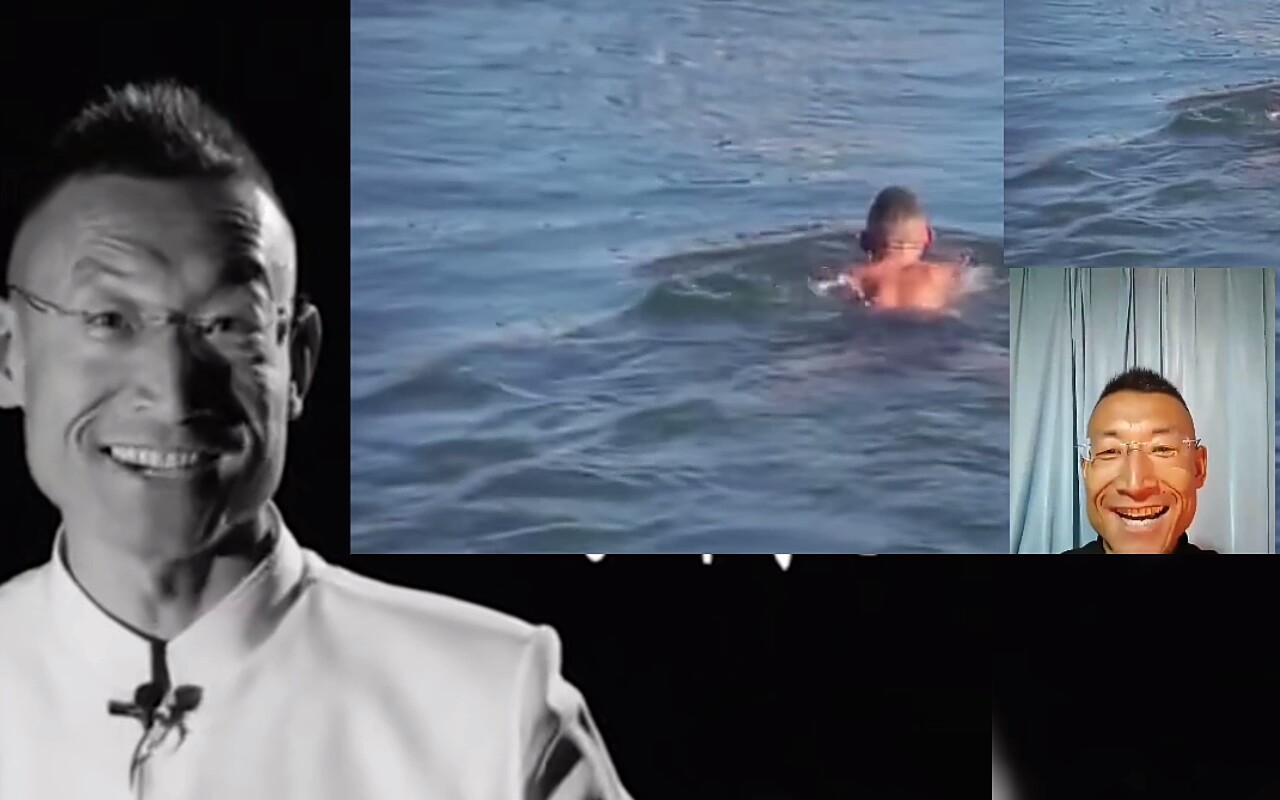 活动作品泪目冬泳怪鸽的正能量高能