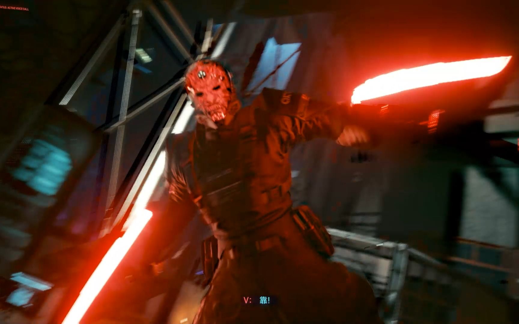 【赛博朋克2077】单武士刀禁药最高难度小田